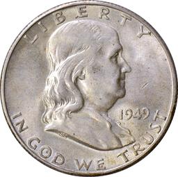 1949-D FRANKLIN HALF - UNCIRCULATED