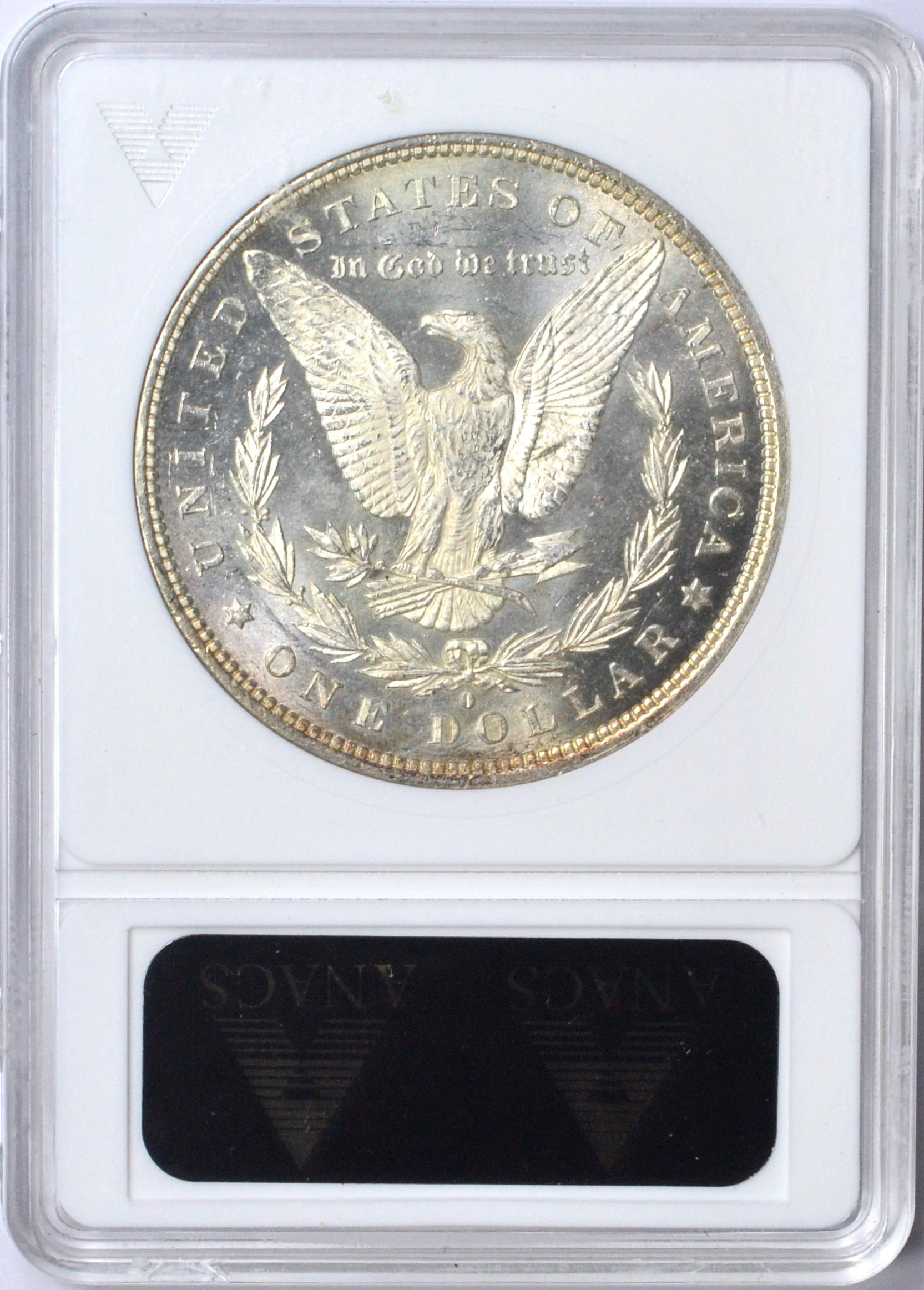 1884-O MORGAN DOLLAR - ANACS MS63 DMPL - OLD HOLDER