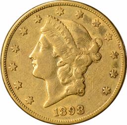 1898-S $20 LIBERTY GOLD PIECE