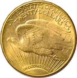 1910-D SAINT GAUDENS $20 GOLD PIECE