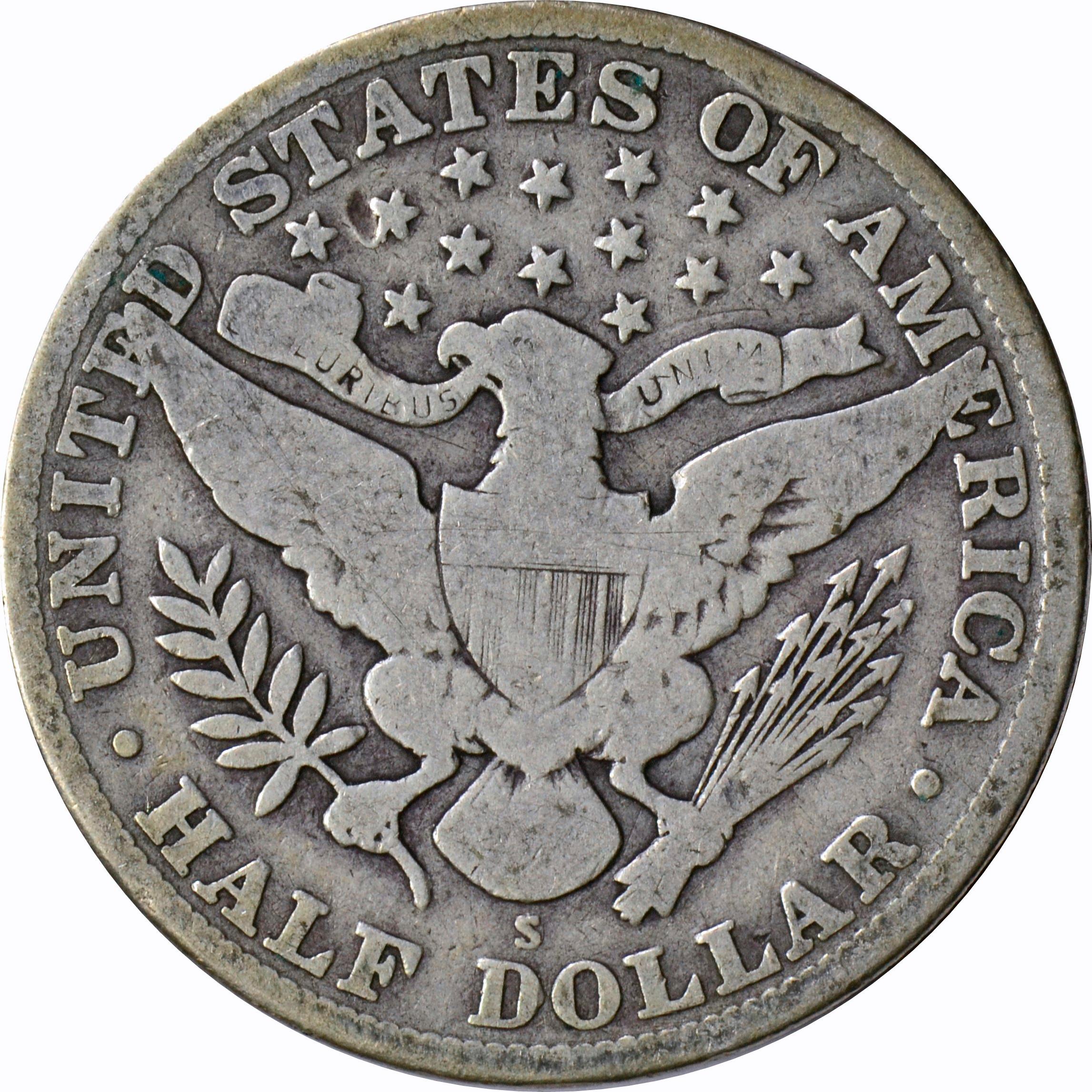 1913-S BARBER HALF