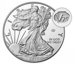 JUST RELEASED - END of WORLD WAR II V75 PROOF SILVER EAGLE - IN BOX with COA