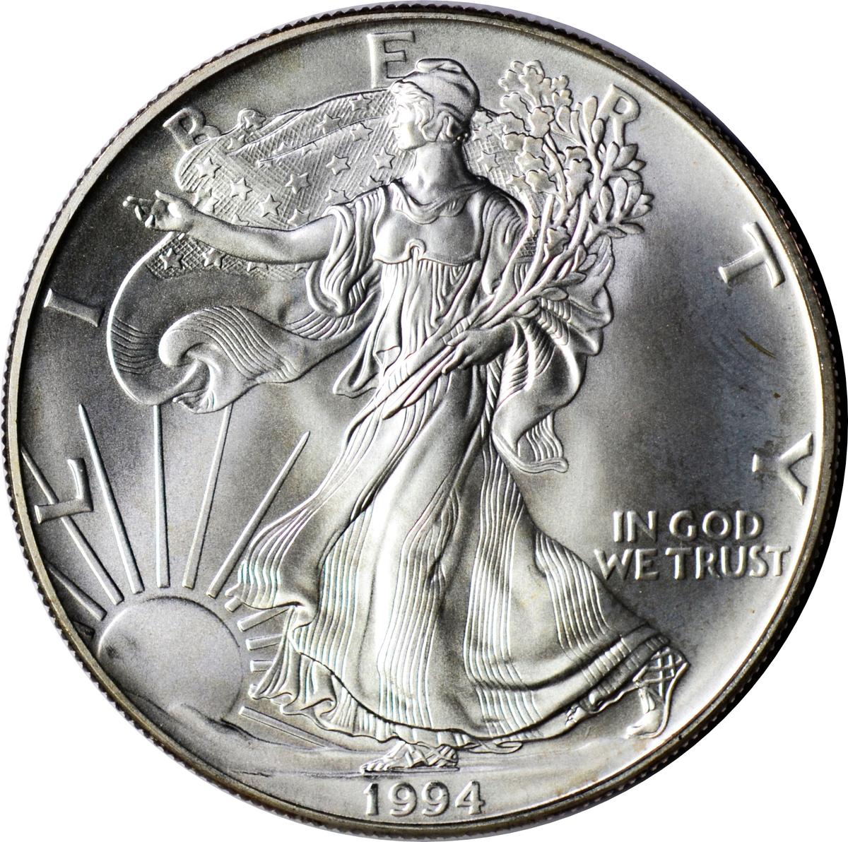 1994 UNCIRCULATED SILVER EAGLE