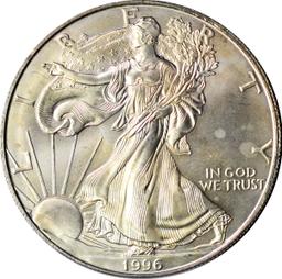 1996 UNCIRCULATED SILVER EAGLE