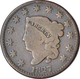 1827 LARGE CENT