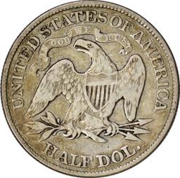 1888 SEATED LIBERTY HALF