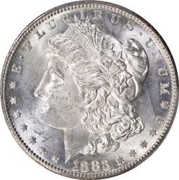 1883-S MORGAN DOLLAR - PCGS MS63