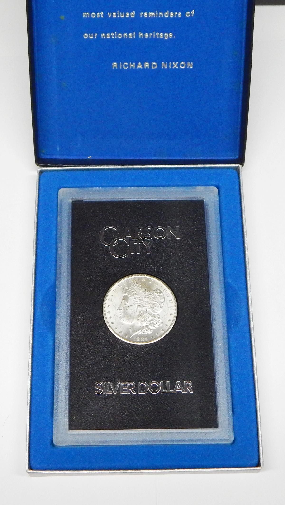 1884-CC GSA MORGAN DOLLAR in BOX
