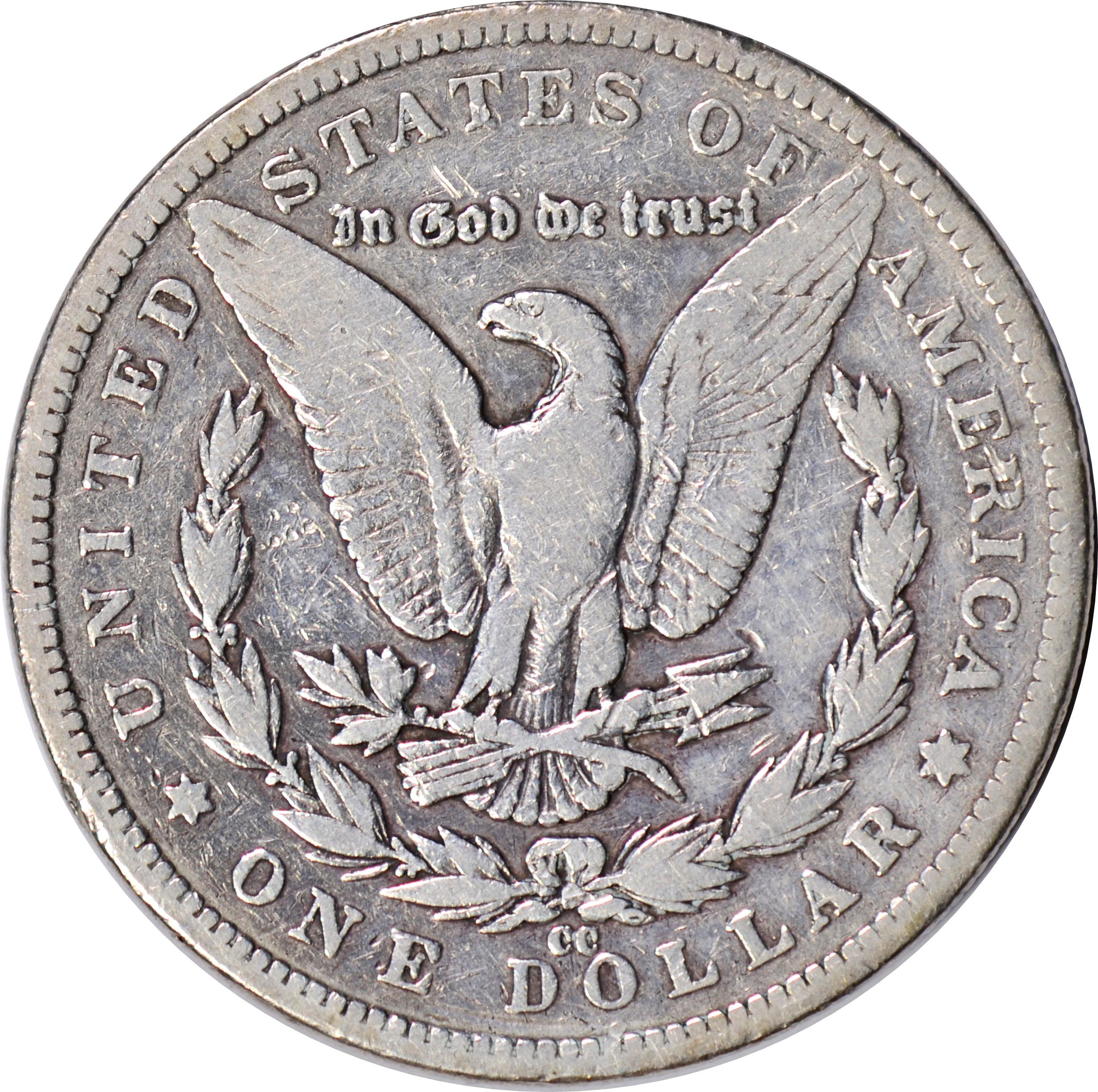 1889-CC MORGAN DOLLAR