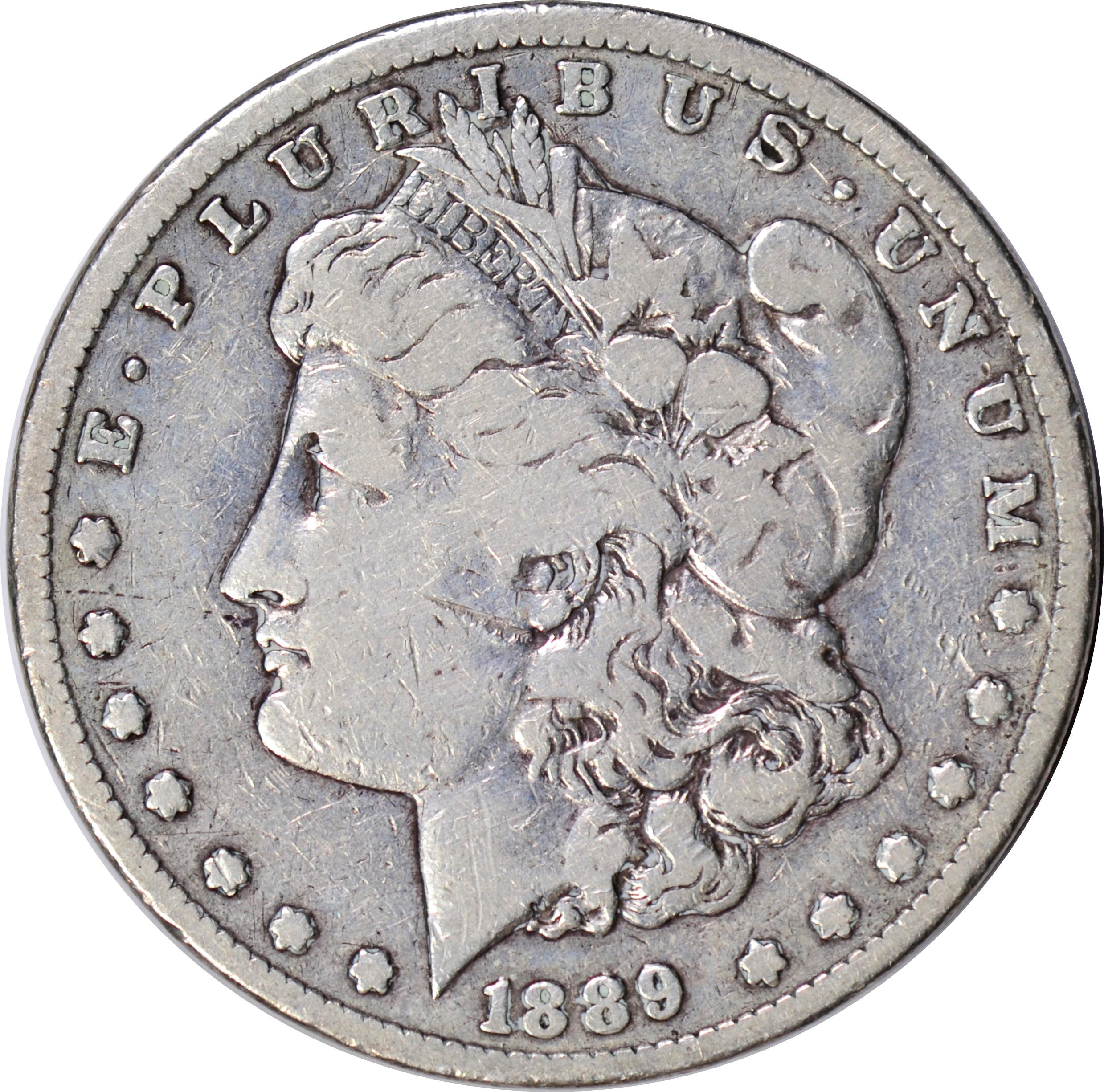 1889-CC MORGAN DOLLAR