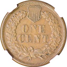 1877 INDIAN HEAD CENT - NGC XF45