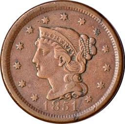 1851 LARGE CENT