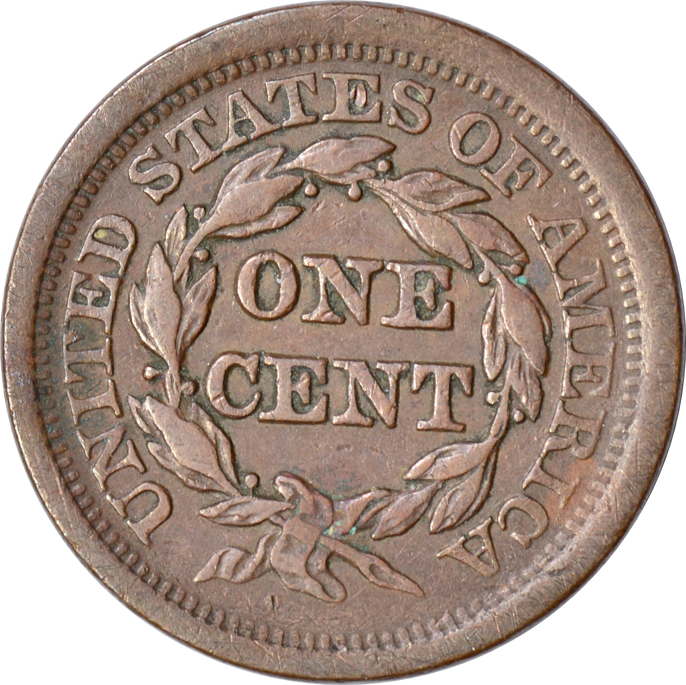 1852 LARGE CENT