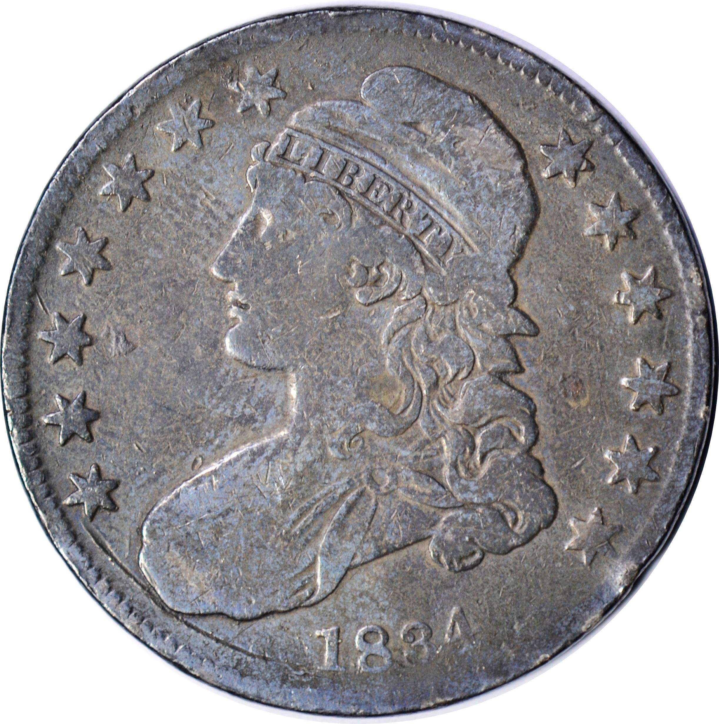 1834 BUST HALF DOLLAR