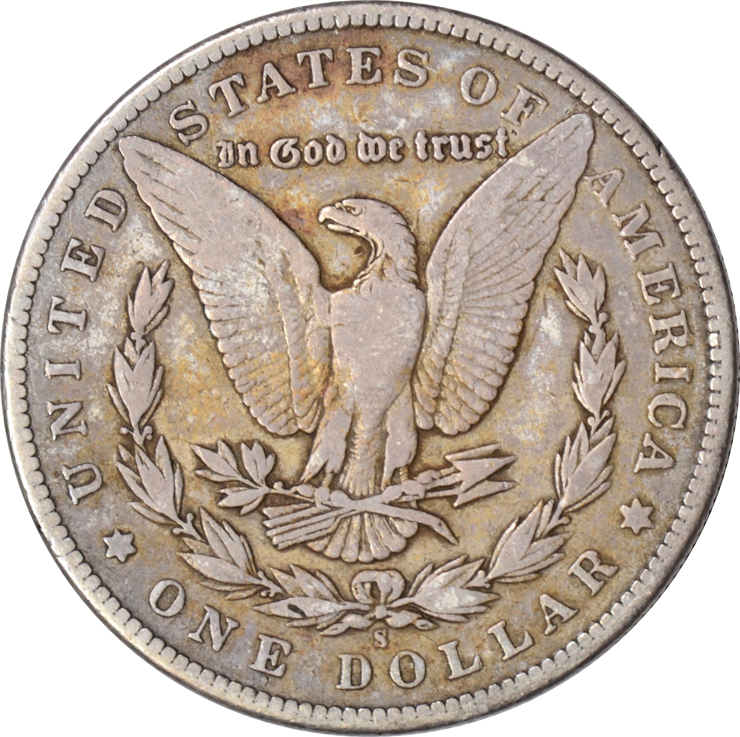 1896-S MORGAN DOLLAR