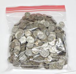 $100 FACE of 90% SILVER MERCURY DIMES - 1,000 COINS