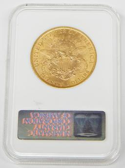 1900 LIBERTY HEAD $20 GOLD PIECE - NGC MS61 - OLD FAT HOLDER