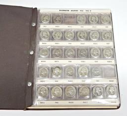 PARTIAL SET of WASHINGTON QUARTERS - 1932 to 1964-D - 60 COINS