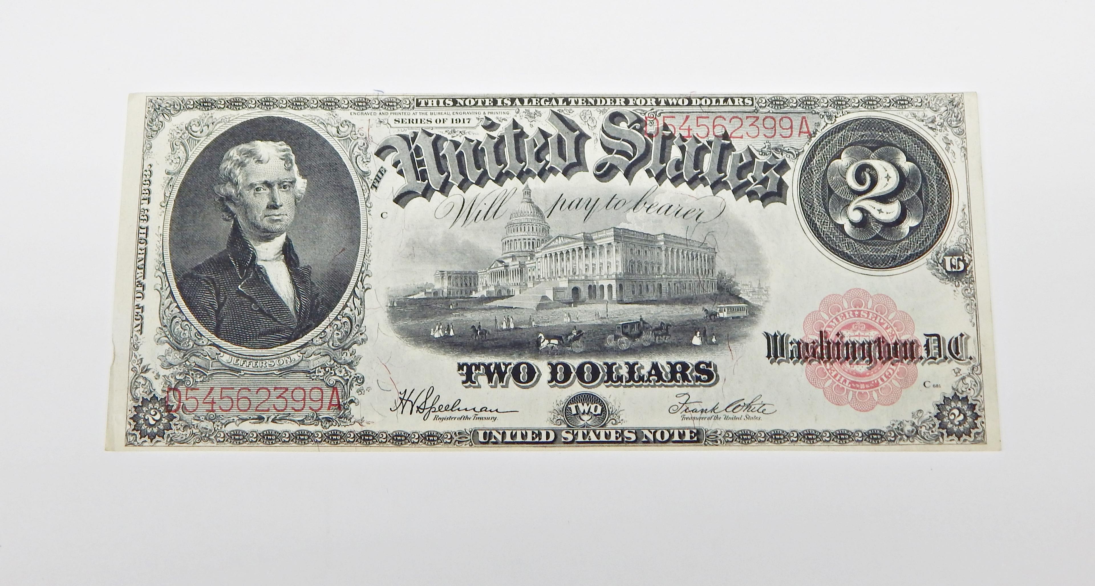 1917 $2 UNITED STATES NOTE