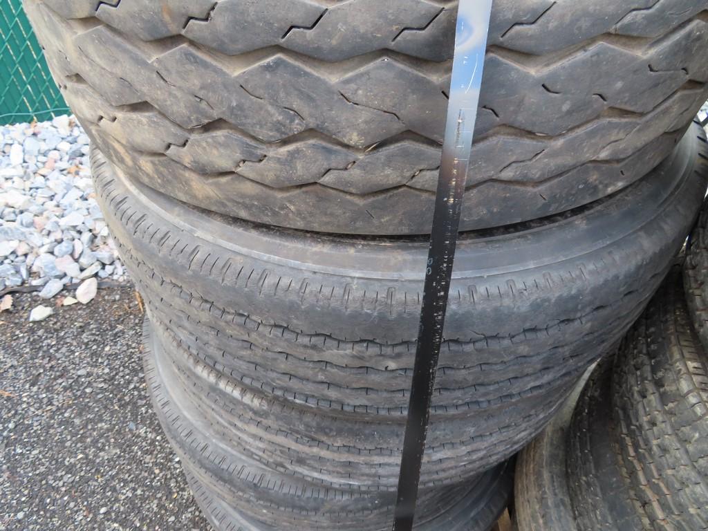 Lot of Trailer Tires and Rims