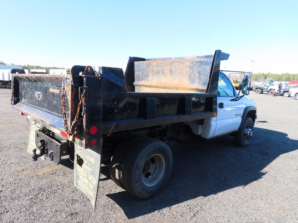 2001 GMC 3500 Mason Dump