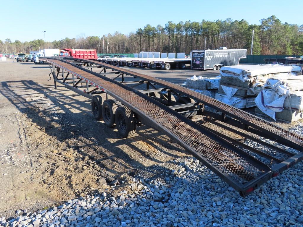 3 Car Wedge Tri-Axle Trailer