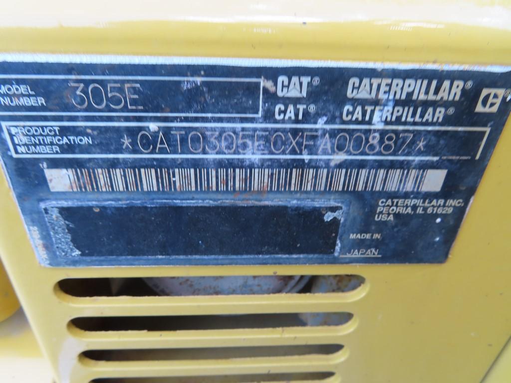 2015 Caterpillar 305E CR