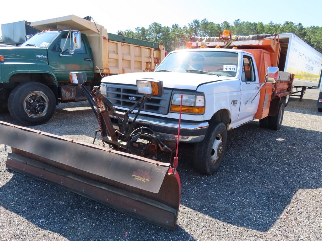 1997 Ford F-350 Mason Dump w/ Plow