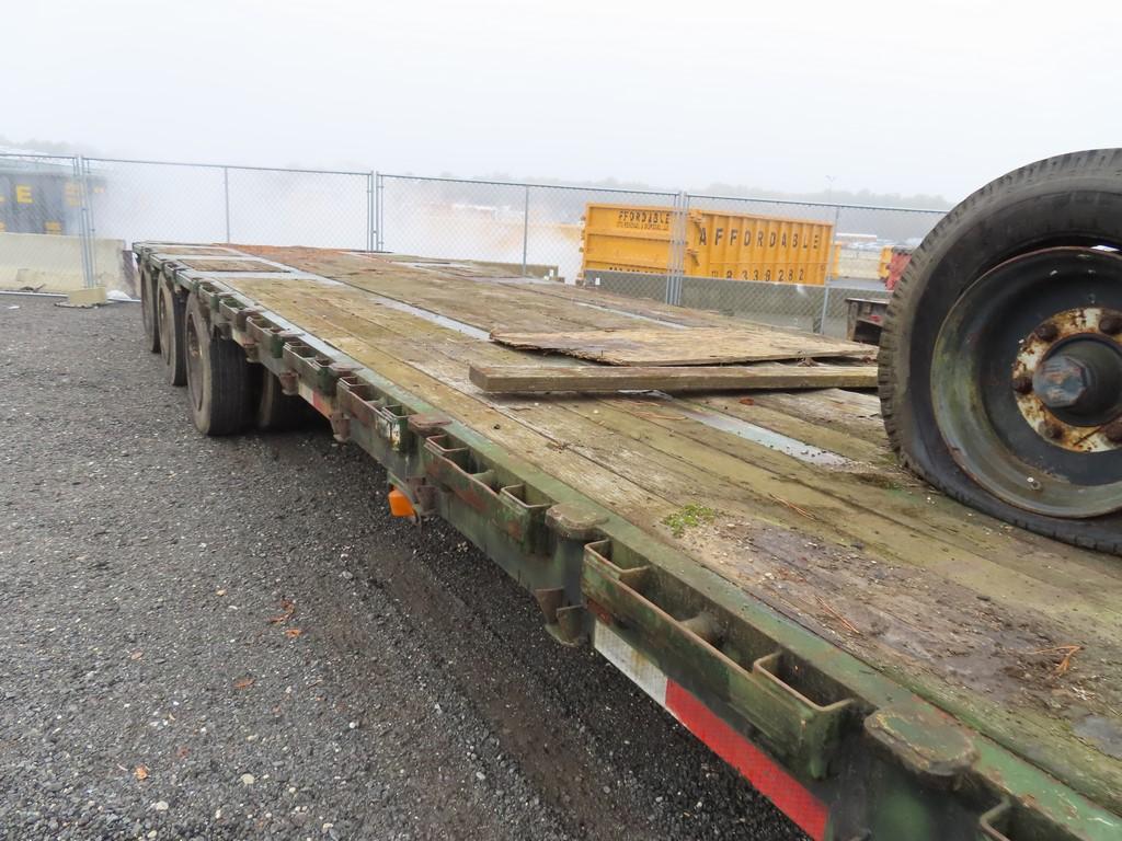 Talbert Tri-Axle Step Deck Trailer (No Title)