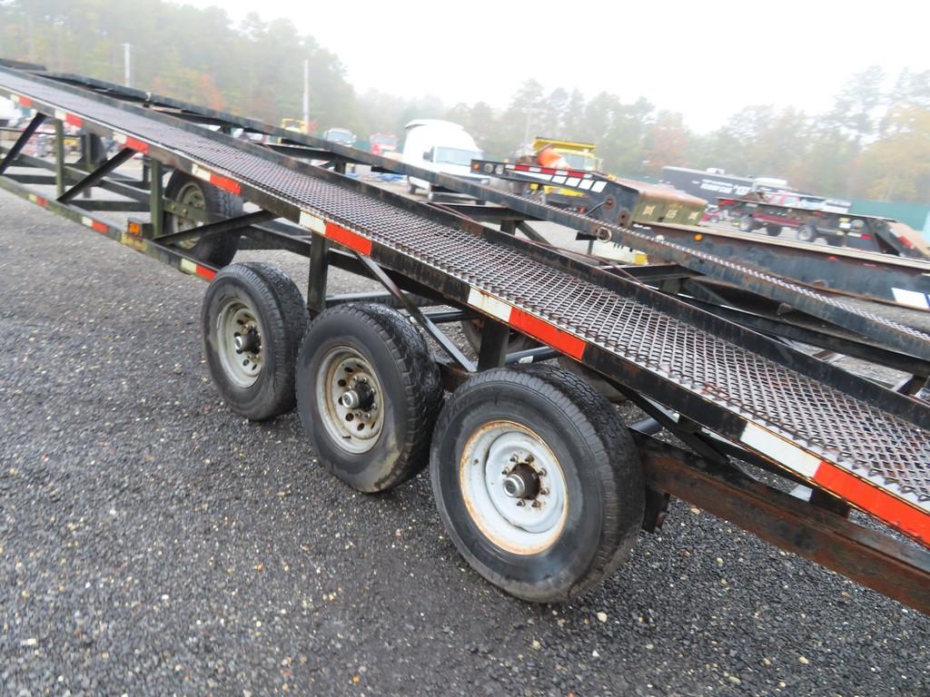 Kaufman 3 Car Wedge Gooseneck Trailer (No Title)