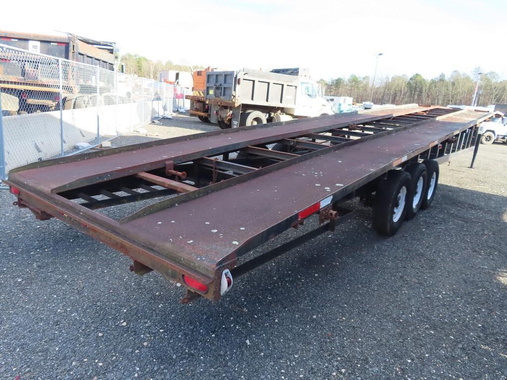 Boss Hauler 3 Car Wedge Tri-Axle Trailer