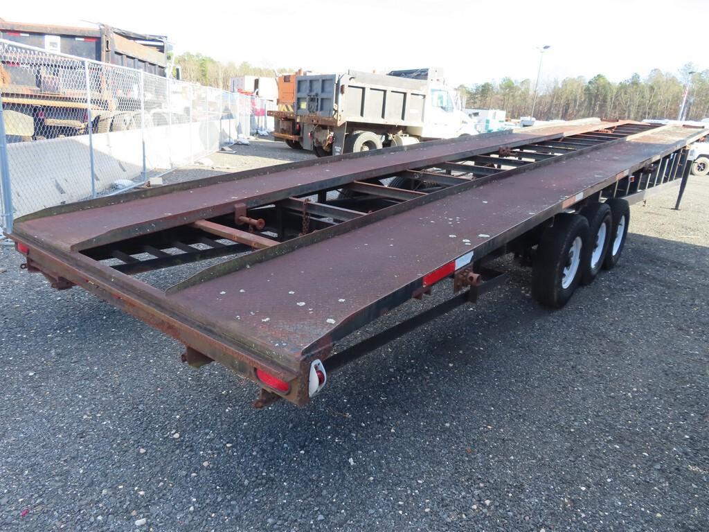 Boss Hauler 3 Car Wedge Tri-Axle Trailer