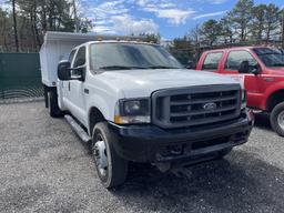 2004 Ford F-550 Crew Cab Dump Diesel 4x4