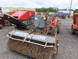 Kubota L3010 Tractor w/ Sweepster Attachment