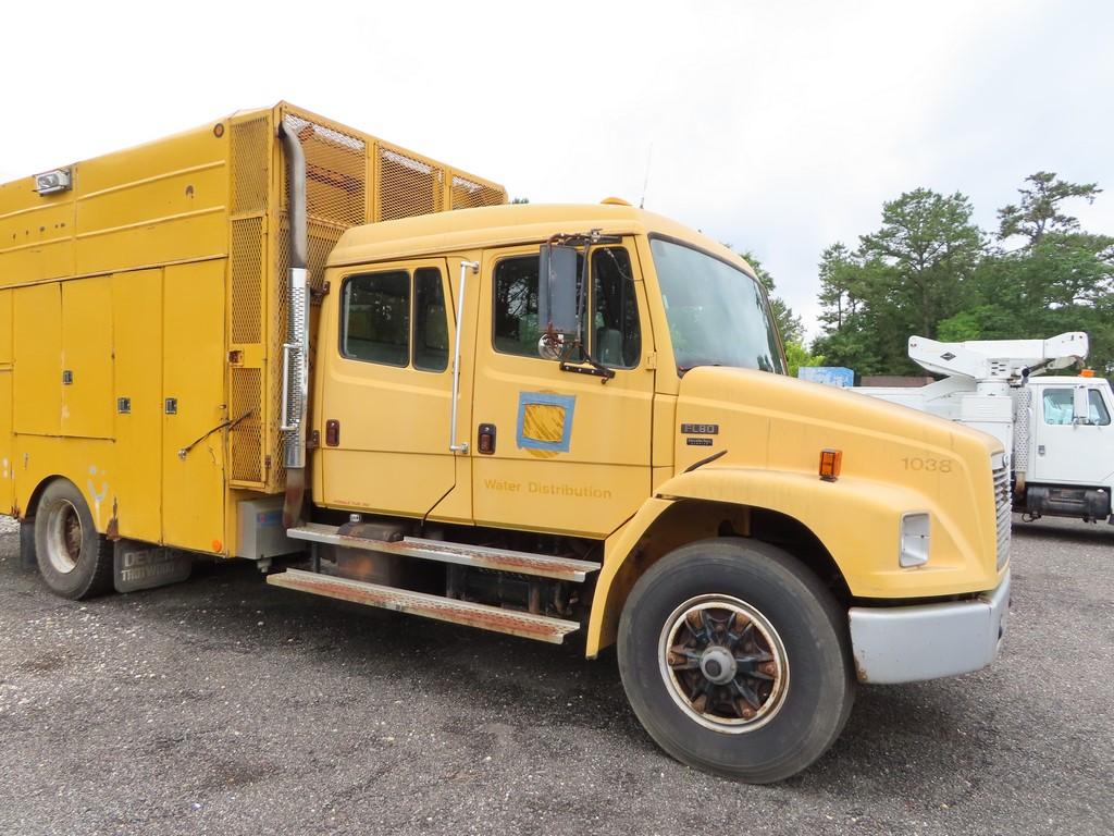 2001 Freightliner FL80 Crew Cab Service Truck