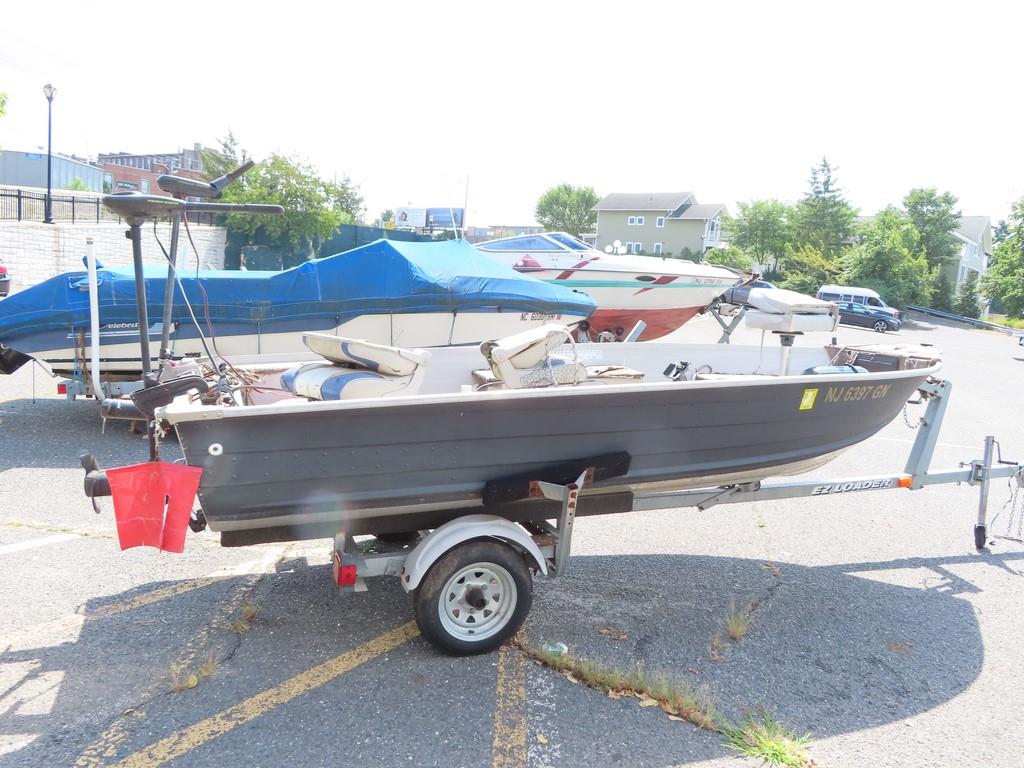 16' Aluminum Boat w/ Trailer