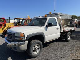 2004 Chevy 2500 4x4 Flat Bed w/ Salt Spreader