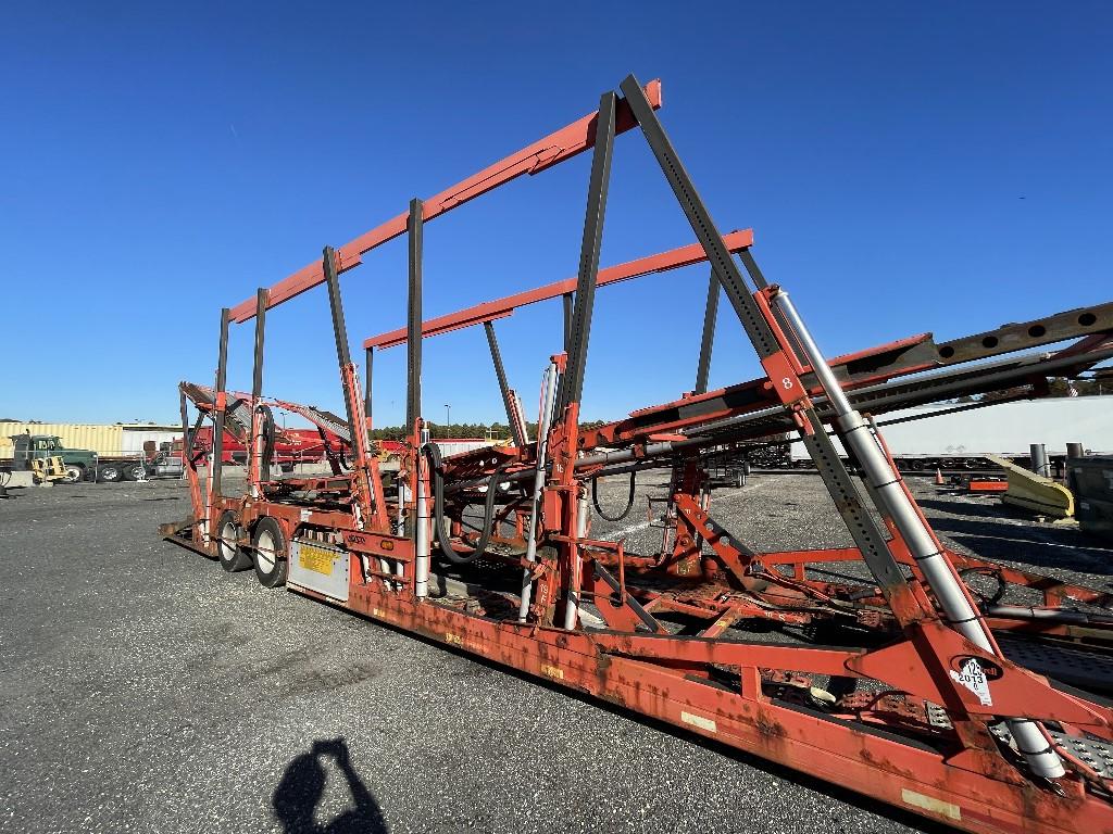 2012 American LaFrance 11 Car Carrier w/ 2013 Cottrell High Rail Stinger Trailer