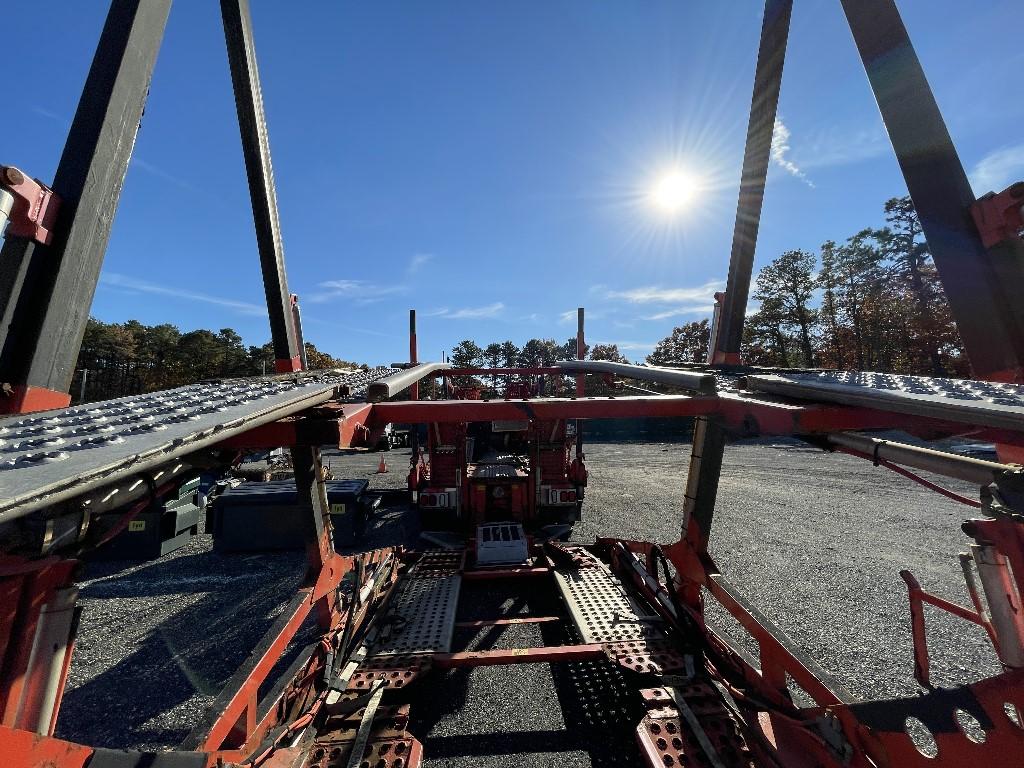 2012 American LaFrance 11 Car Carrier w/ 2013 Cottrell High Rail Stinger Trailer