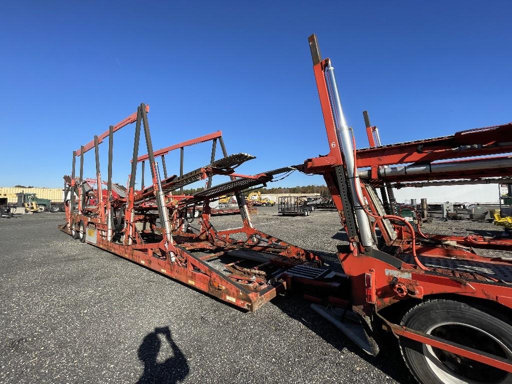 2012 American LaFrance 11 Car Carrier w/ 2013 Cottrell High Rail Stinger Trailer