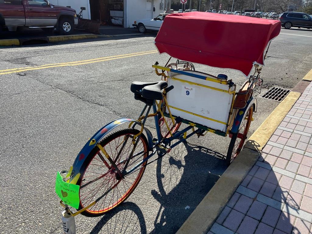 Antique 3 Wheel Bike w/top