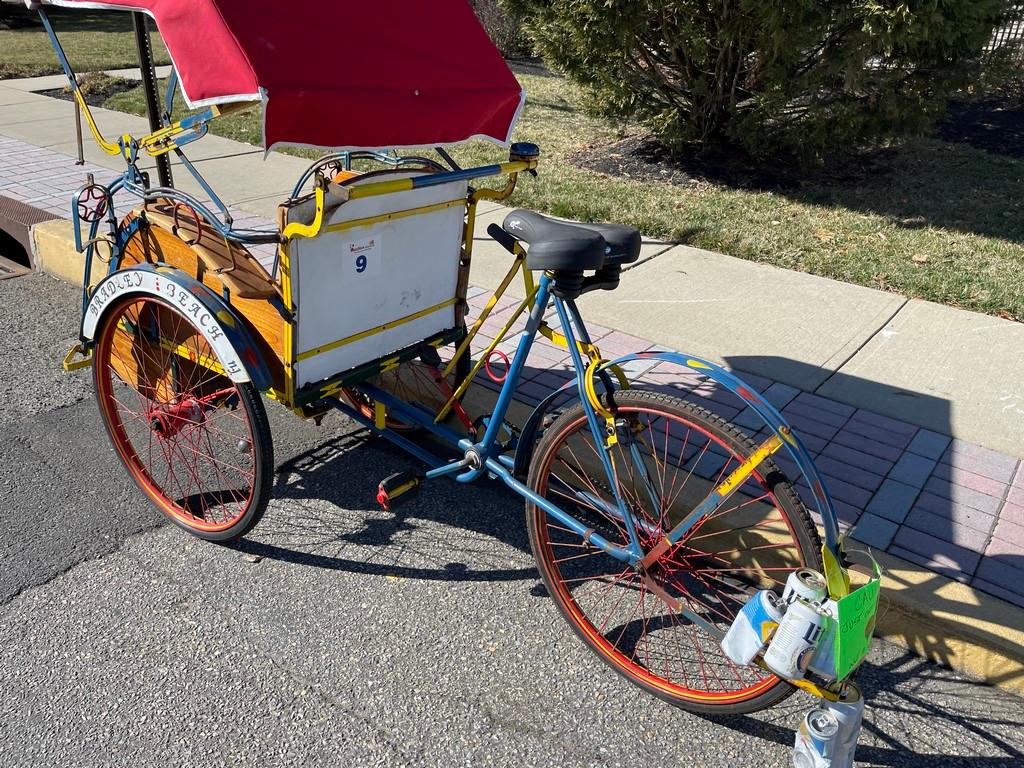 Antique 3 Wheel Bike w/top