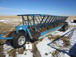 Work Weld hay feeder trailer