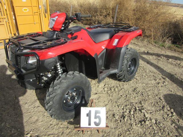 2018 Honda Foreman Rubicon 4 wheeler