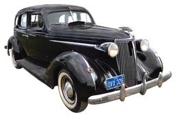1937 Nash Ambassador. While Daryl Hemken was traveling