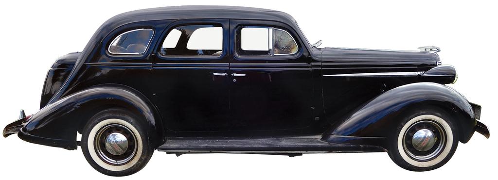 1937 Nash Ambassador. While Daryl Hemken was traveling