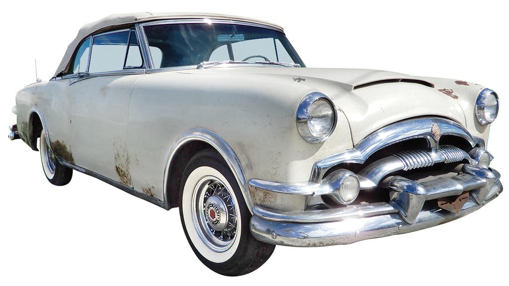 1953 Packard Caribbean Convertible. Purchased in 1964