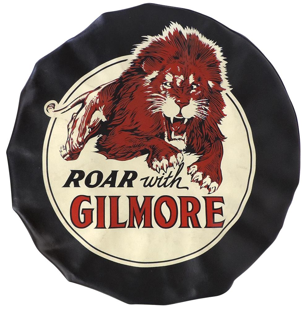 Automotive Tire Cover, Roar with Gilmore, black vinyl