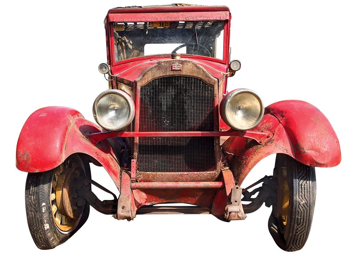 Willys Knight 1928 Model 56 Touring Sedan. A true “Barn Find”