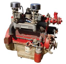 Racing Engine. This 1 of 1 Ford Model B has a story. Built by Don Alderson